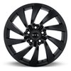 Rtx Alloy Wheel, Varel 17X7.5 5x112 ET38 CB57.1 SATIN BLACK 507422